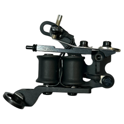 Hatchback Irons Hatchomatic two-tone power liner tattoo machine built for 5–18 round liners
