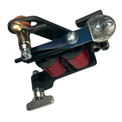 Hatchback Irons Sledge color packer tattoo machine with red coils