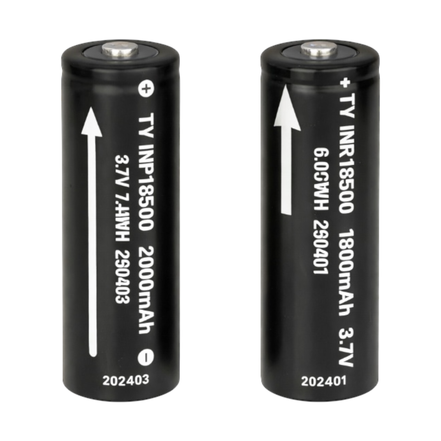 Hatchback Irons INR18500 lithium ion tattoo machine batteries