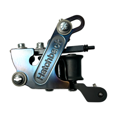 Hatchback Irons coil tattoo machine designed for 5–18 round liners